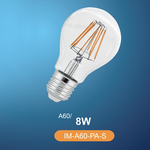 A60/8W LED filament bulb
