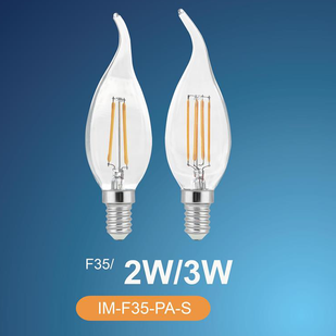 F35/2W/3W with LED filament